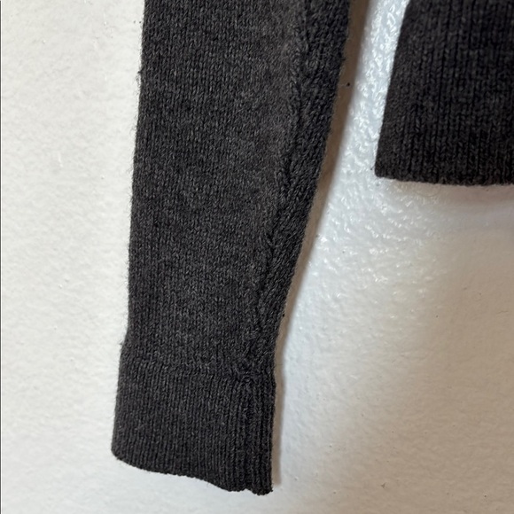 Martin + Osa Gray Cardigan with Beaded Embellishments Zip-Front size S - Picture 4 of 10